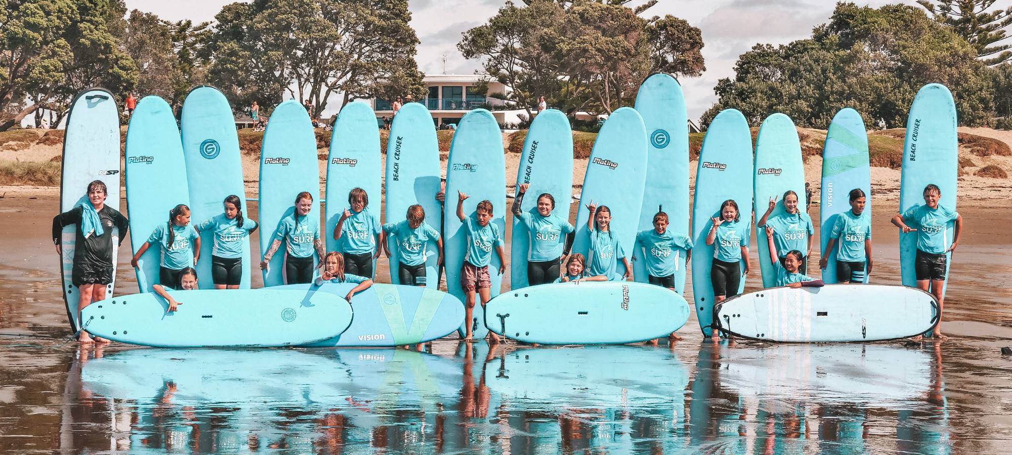 School Groups Orewa Surf lessons Auckland New Zealand 3