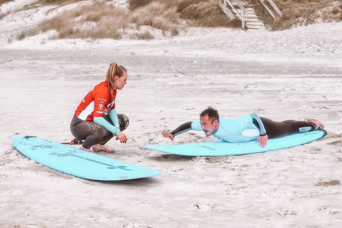groups and corporate orewa surf lessons auckland new zealand